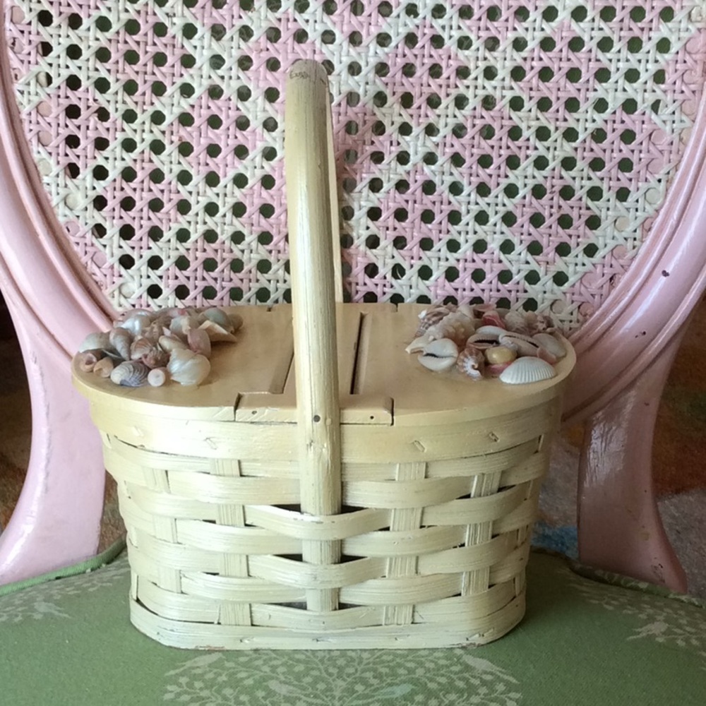 Vintage bamboo handbag